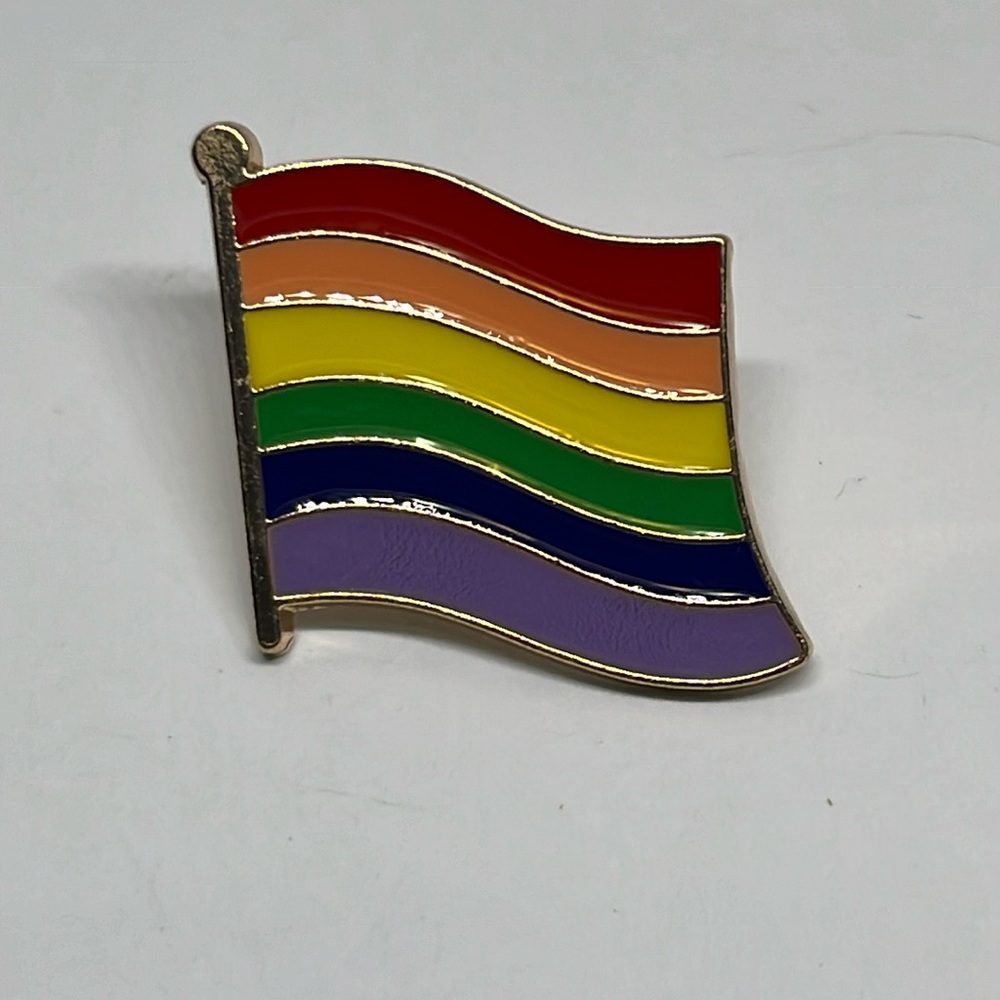2/$14 LGBTQ Pride Rainbow love is love‎ brooch lapel pin backpack pin hat pin